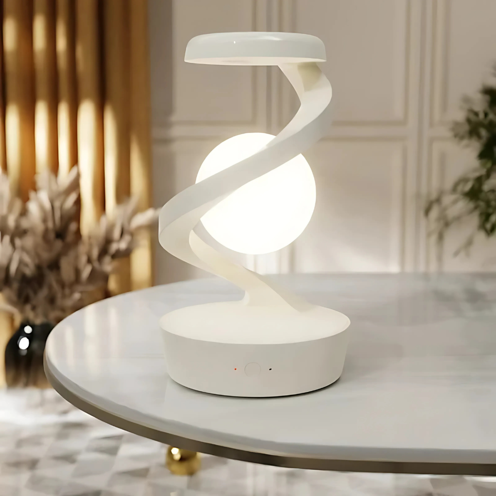 Sora Spiral Desk Lamp | Warm LED, Metal Construction 1