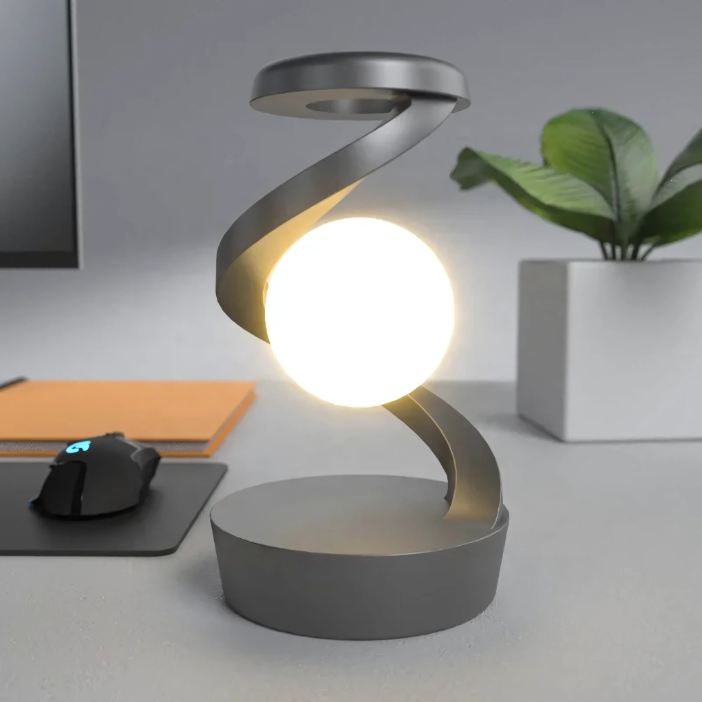 Sora Spiral Desk Lamp | Warm LED, Metal Construction 2