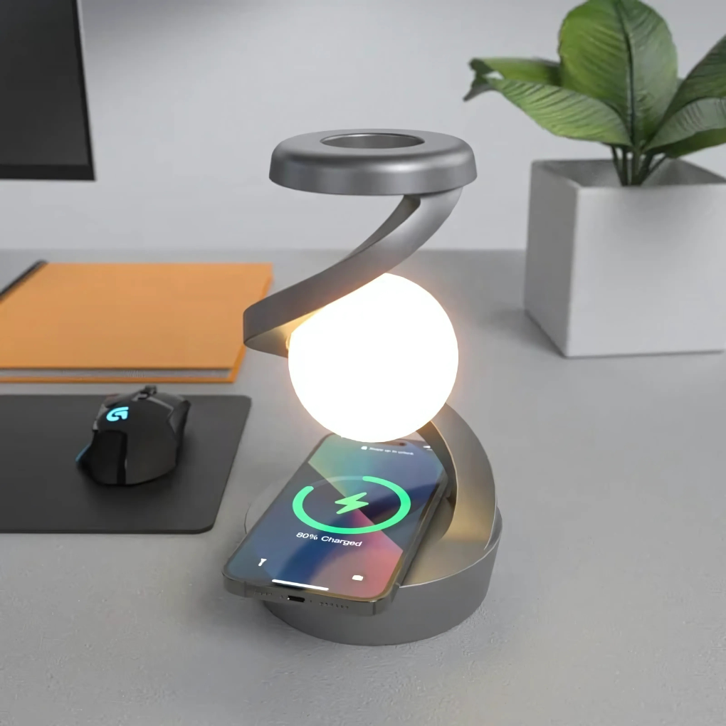 Sora Spiral Desk Lamp | Warm LED, Metal Construction 5
