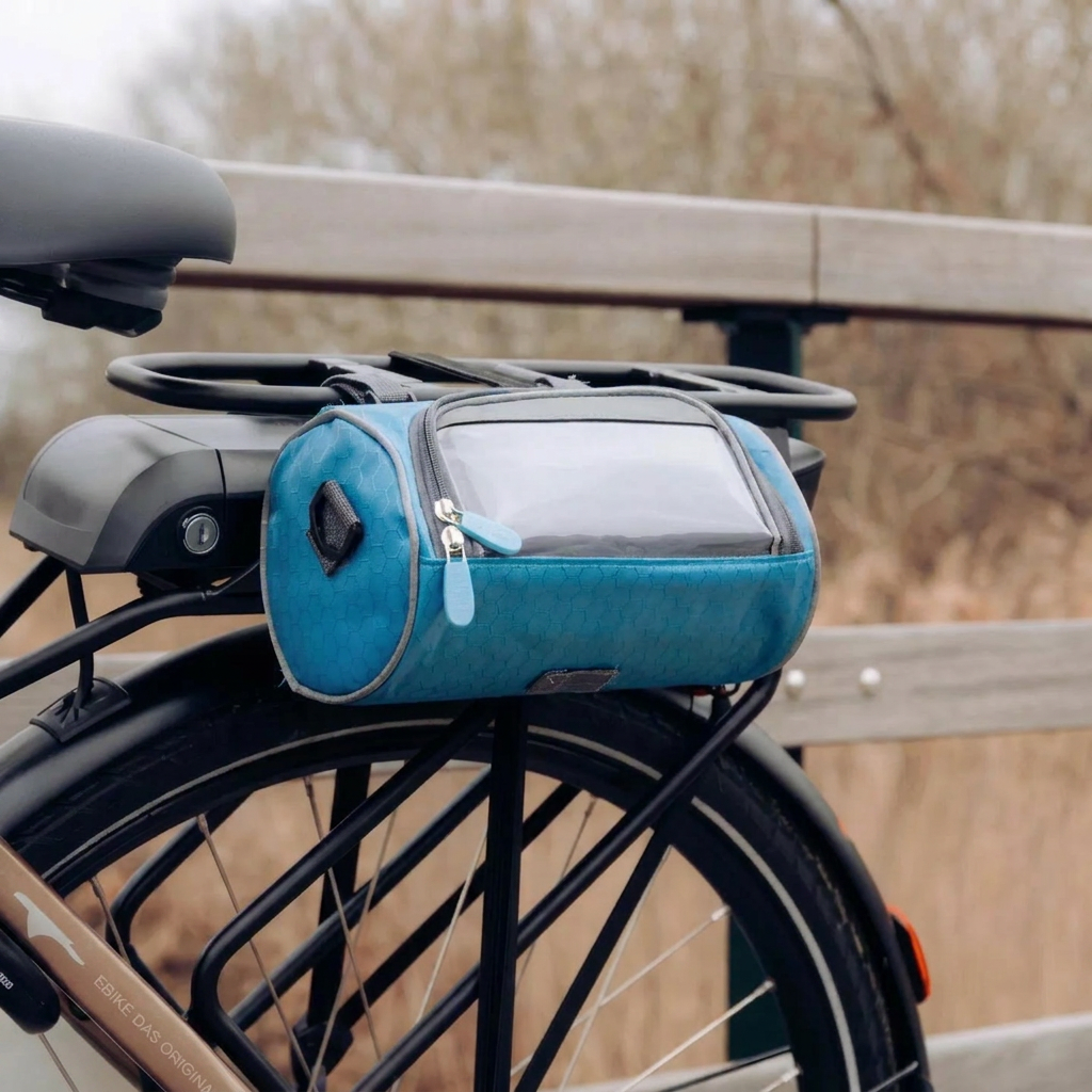 SwiftRide Bicycle Bag | Touchscreen Window, Waterproof, Secure Mounting 1