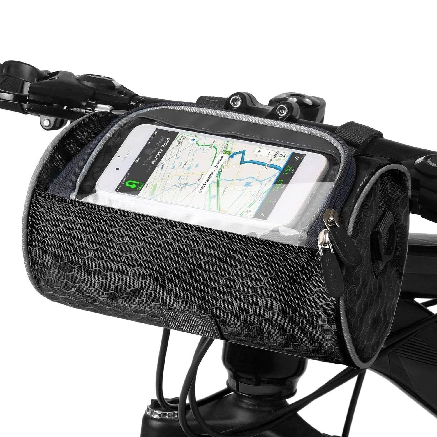 SwiftRide Bicycle Bag | Touchscreen Window, Waterproof, Secure Mounting 3