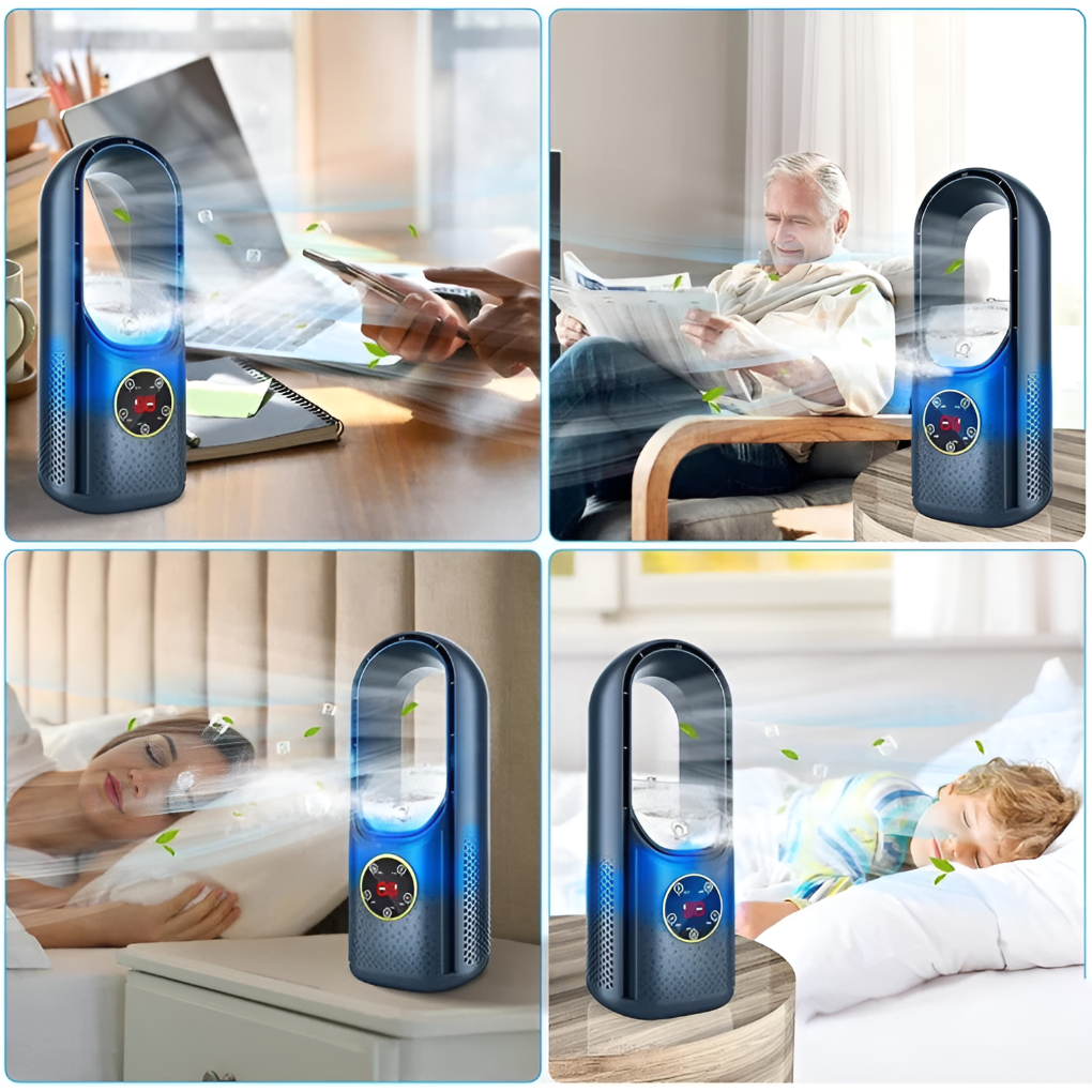 Talon Tower Fan | Blade-Free, Quiet Operation, Compact Design 2
