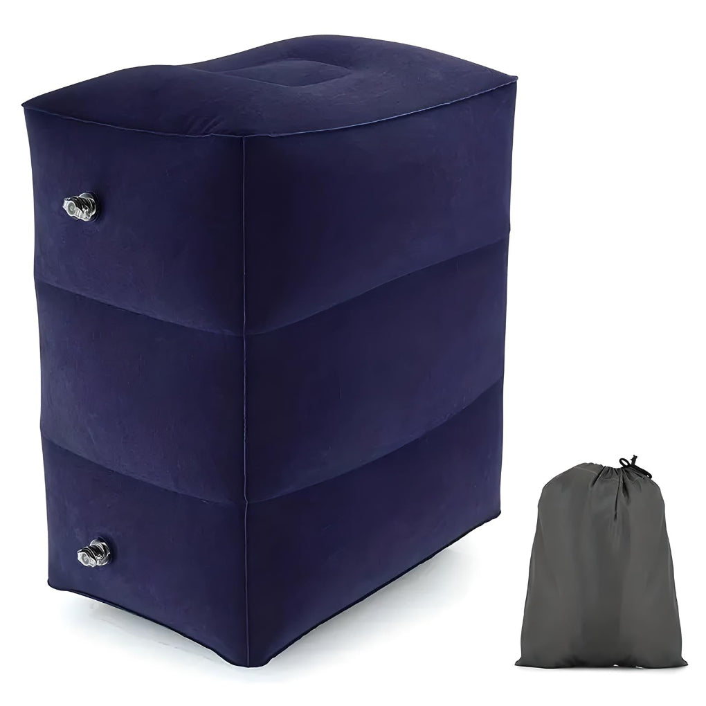 Trego Inflatable Footrest | Travel Comfort, Cotton Surface 2