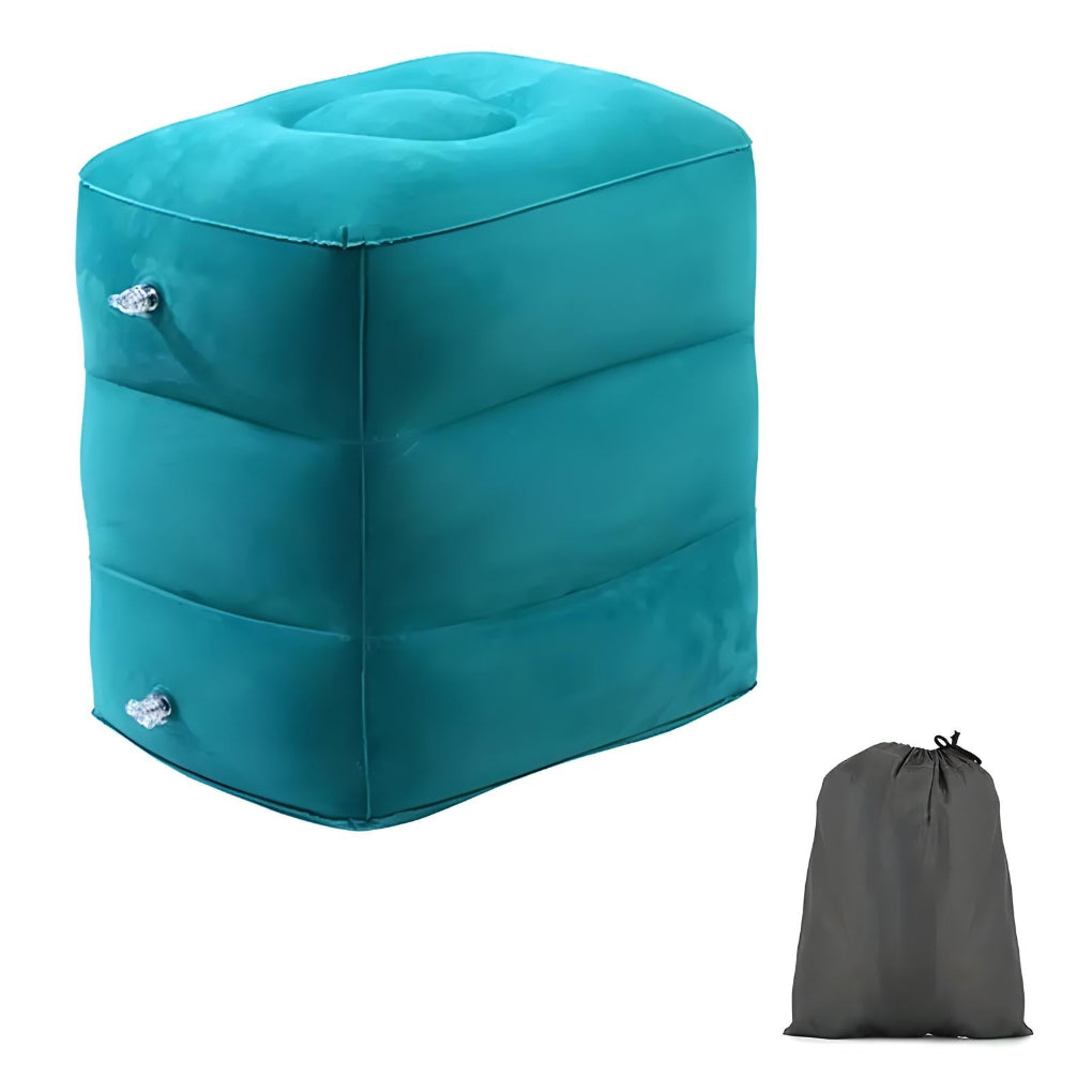 Trego Inflatable Footrest | Travel Comfort, Cotton Surface 3