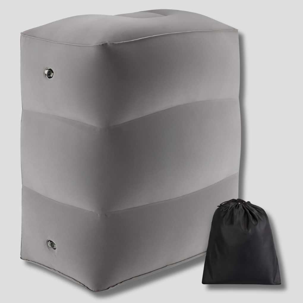 Trego Inflatable Footrest | Travel Comfort, Cotton Surface 4
