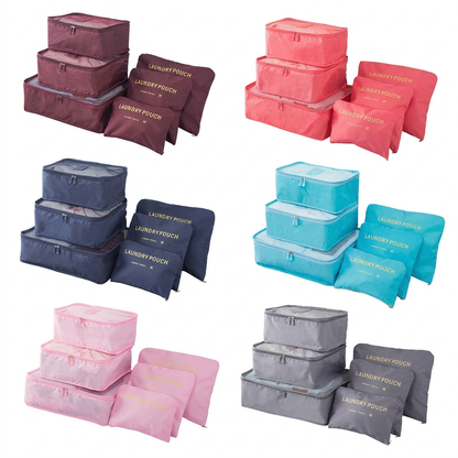 Trego Travel Storage Cubes | 6-Piece Packing Organizer Set 0