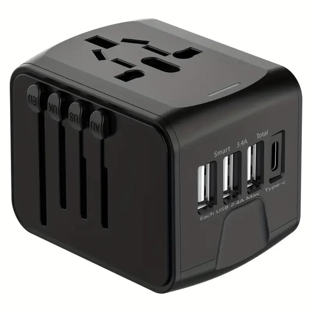 Trek Universal Travel Adapter | Fast Charging, Multi-Device Support 0