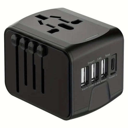Trek Universal Travel Adapter | Fast Charging, Multi-Device Support 0