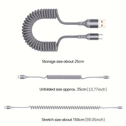 Veer USB-C Cable | 100W PD Fast Charging, Spring Design 2