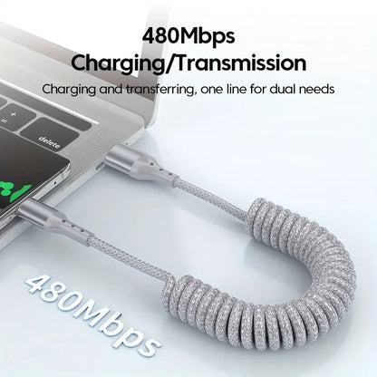 Veer USB-C Cable | 100W PD Fast Charging, Spring Design 3