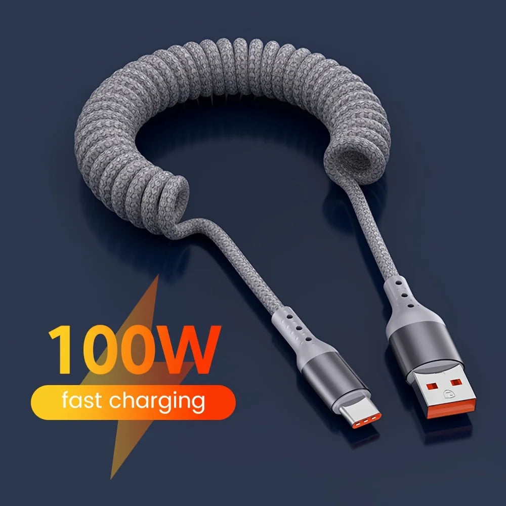 Veer USB-C Cable | 100W PD Fast Charging, Spring Design 5