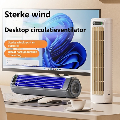 Vento Portable USB Fan | Silent Operation, Large Airflow, 2000mAh Battery 5