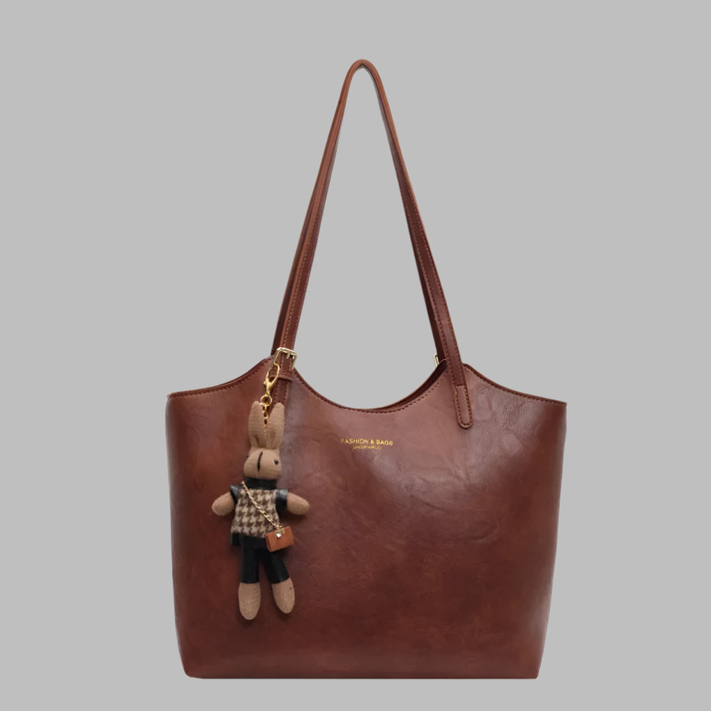 Vera Essence Shoulder Bag | Vintage-Inspired Leather, Spacious 0