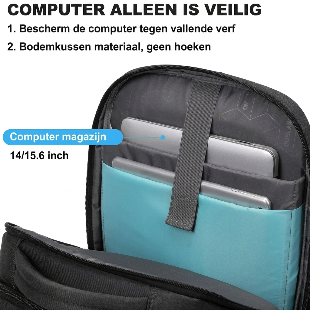 Wexler Travel Backpack | Water-Repellent, Laptop Friendly 3