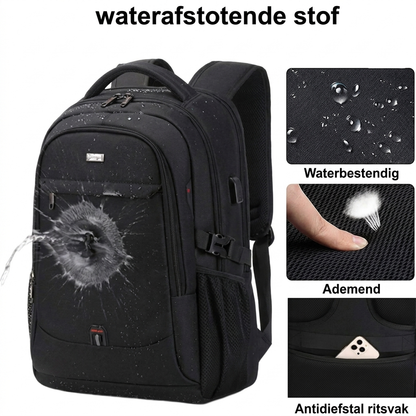 Wexler Travel Backpack | Water-Repellent, Laptop Friendly 4
